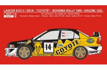 Transkit – Mitsubishi Lancer Evo V Gr.N - Coyote rally team 1999